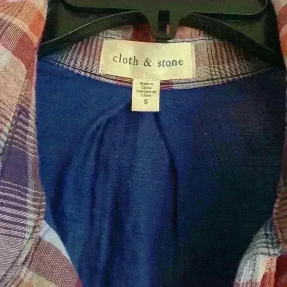 Cloth & Stone Plaid Button Up - Picture 2 of 5